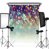 Rot Und Gold Baum Funkeln Weihnachten Bokeh Hintergrund für Party